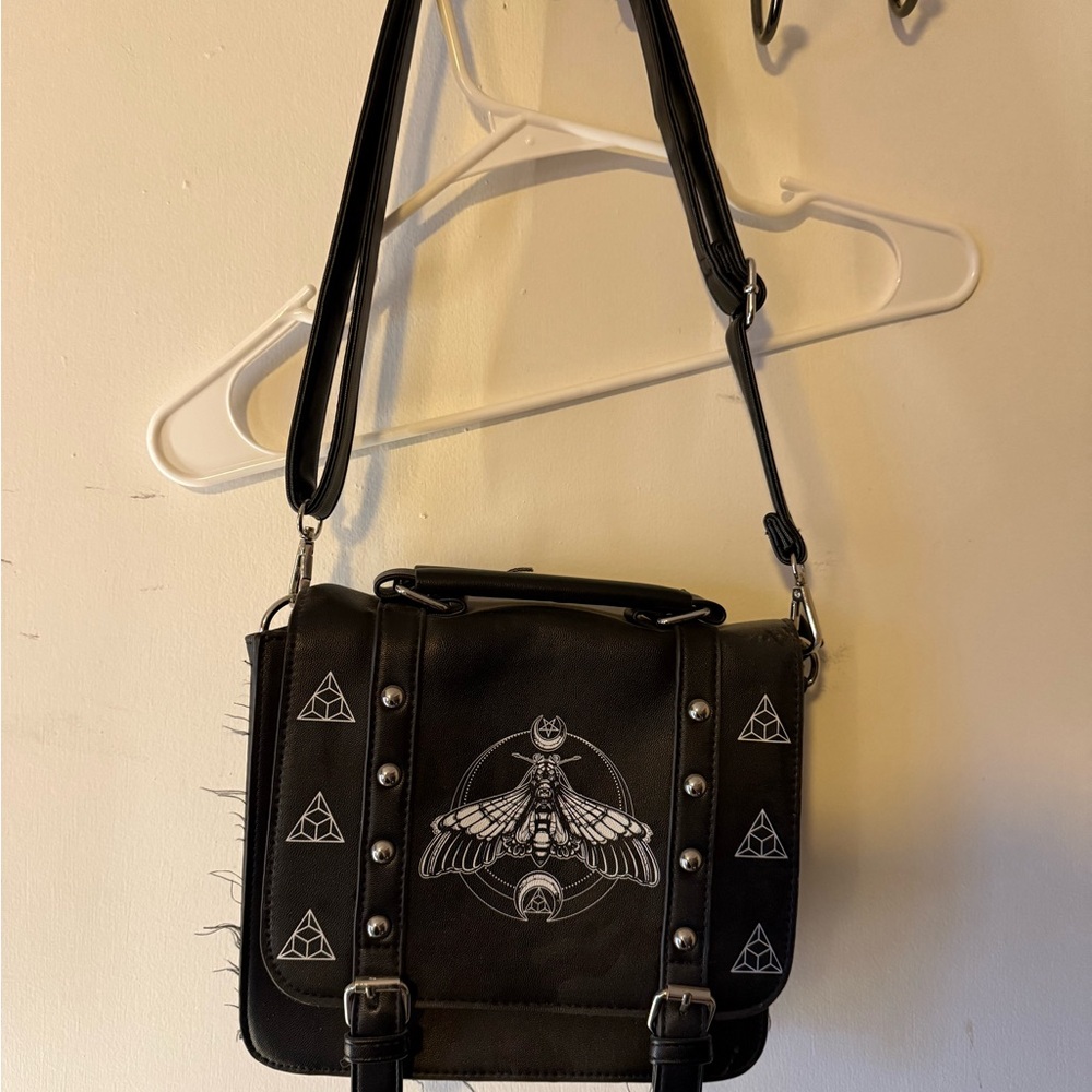 Alternative Black Bag with Gold Accents